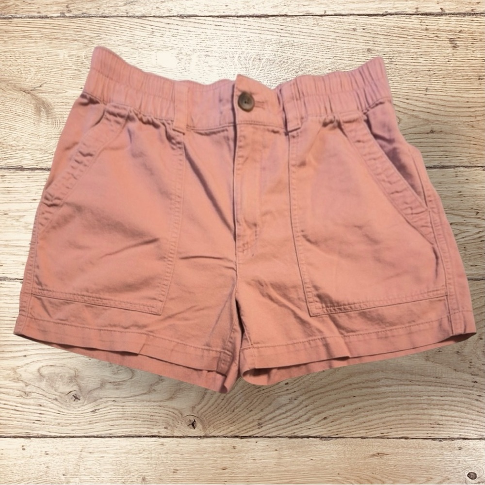🌺GAP ELASTIC WAIST SALMON POCKET SHORTS